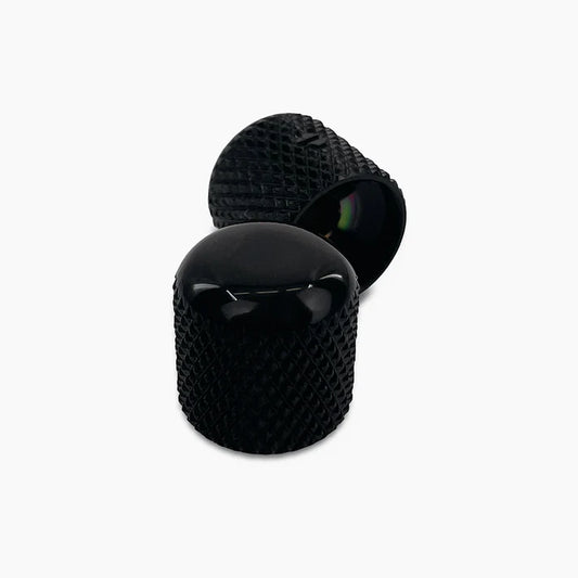 All Parts Metal Dome Knobs Black