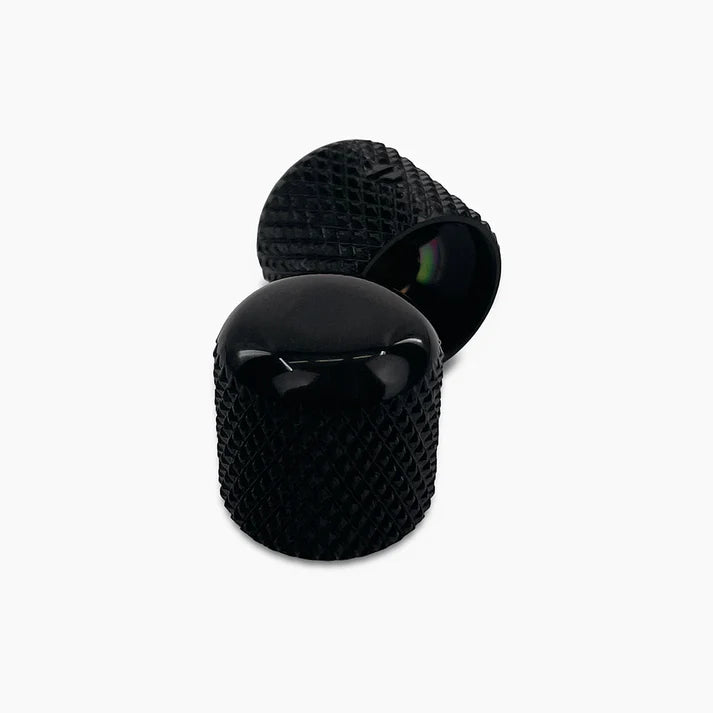 All Parts Metal Dome Knobs Black