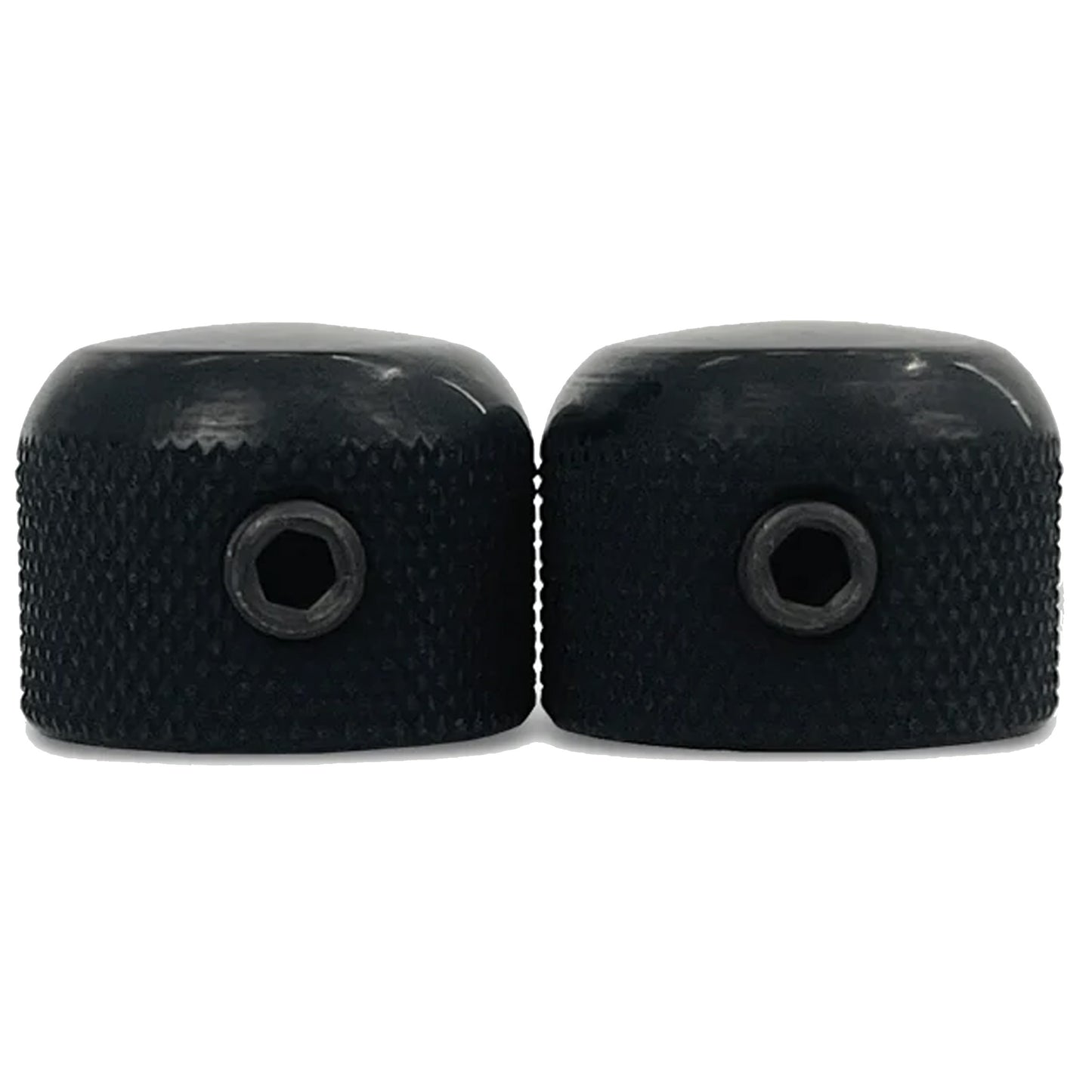 All Parts Mini Dome Metal Knob Set Black (2 pcs)