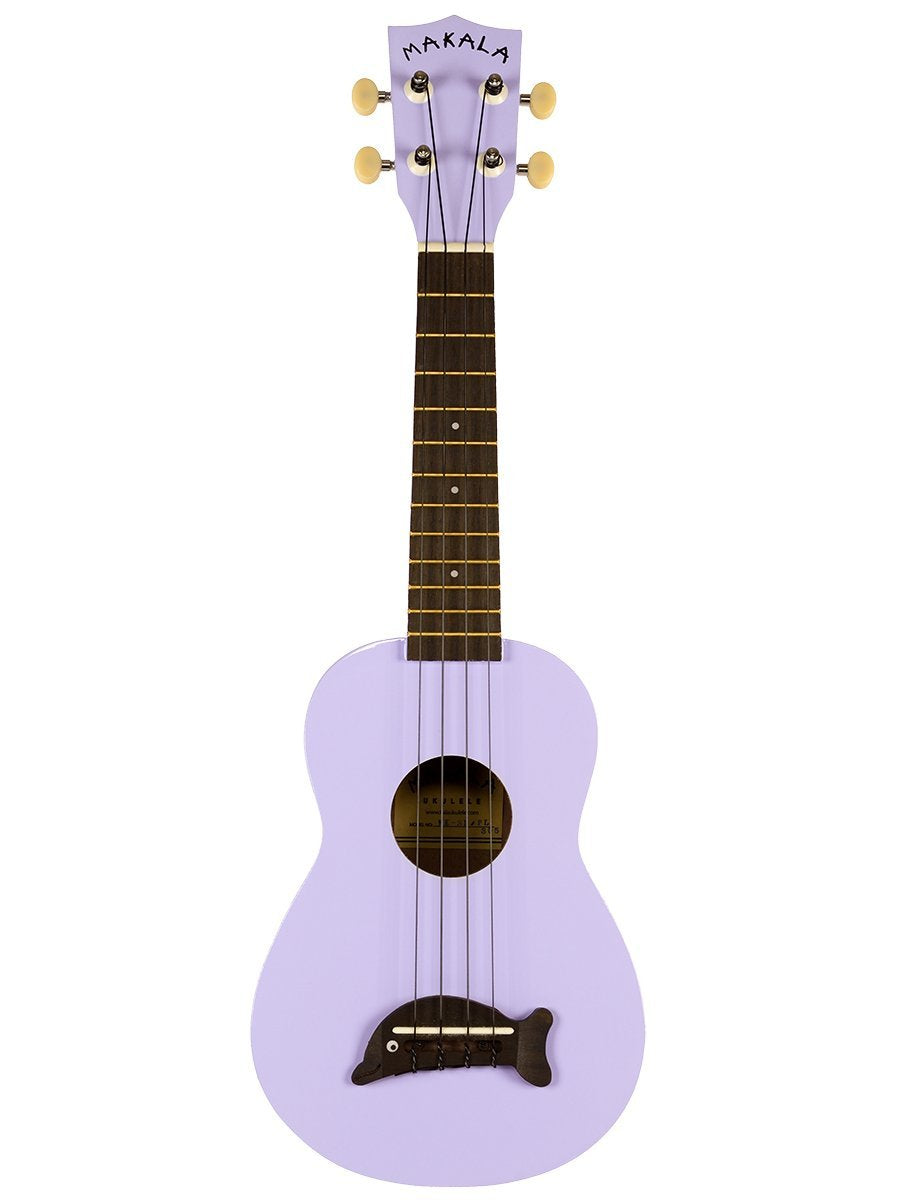 Kala Makala MKS Dolphin Bridge Soprano Ukulele Purple w/ Gig Bag