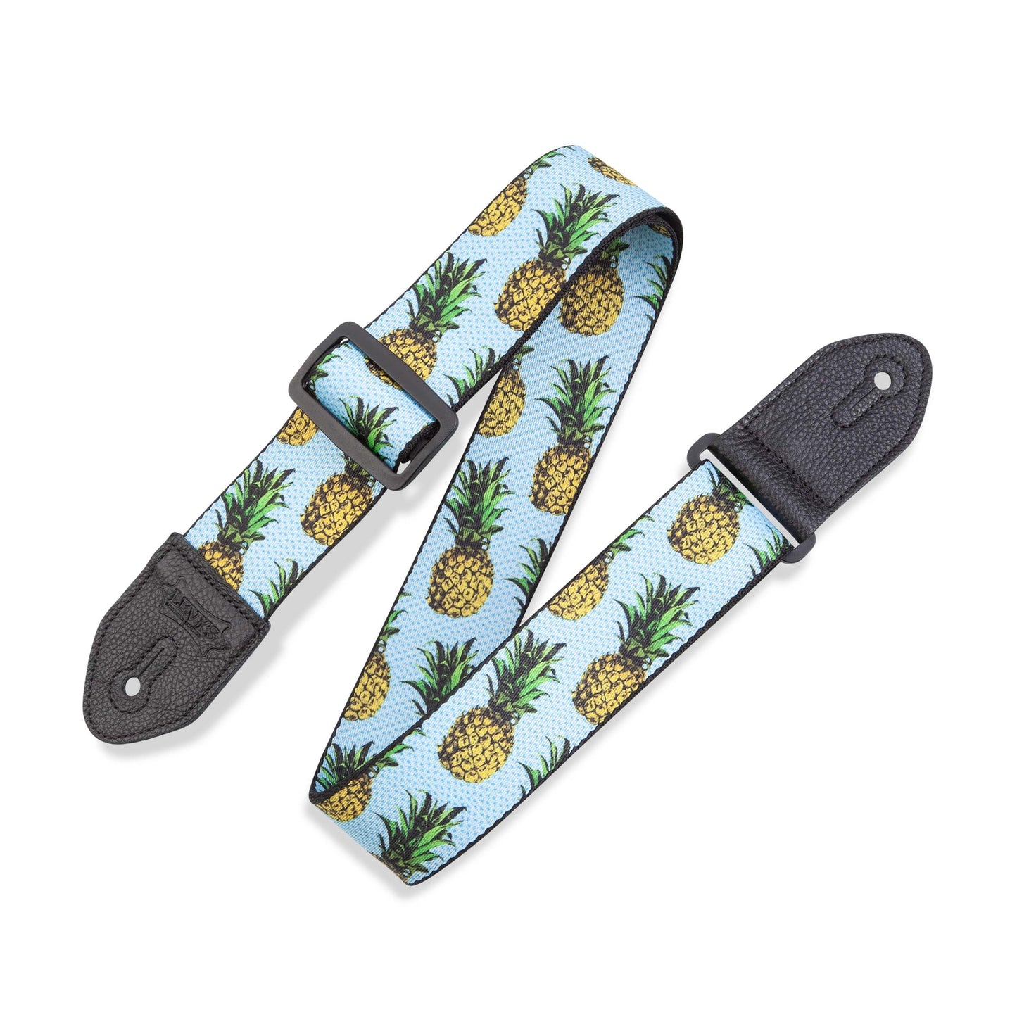 Levys Fruit Salad Pineapple Guitar Strap - MP2FS-001