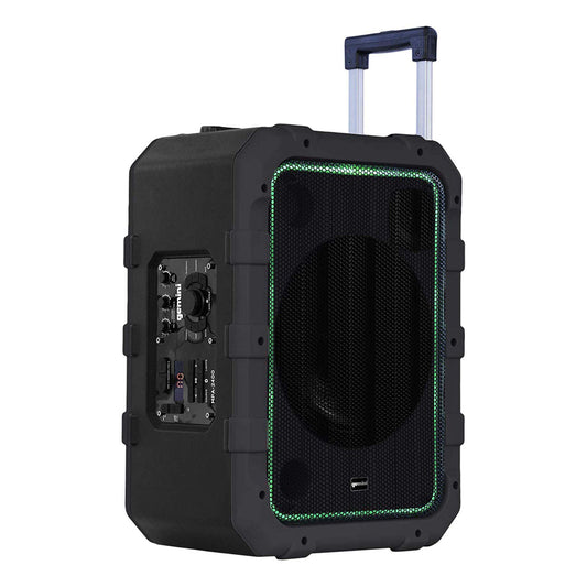 Gemini MPA-2400 10" Wireless Active Portable Bluetooth Speaker with Trolley