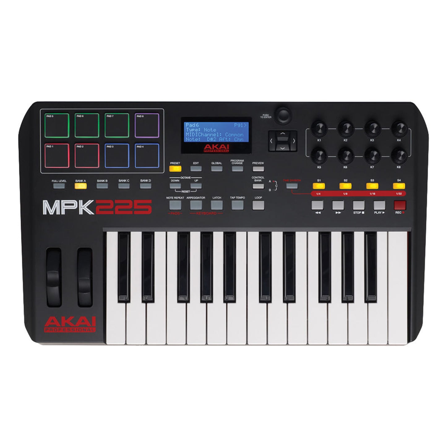 Akai Professional MPK225 25 Semi Weighted Keys MIDI Controller Keyboard