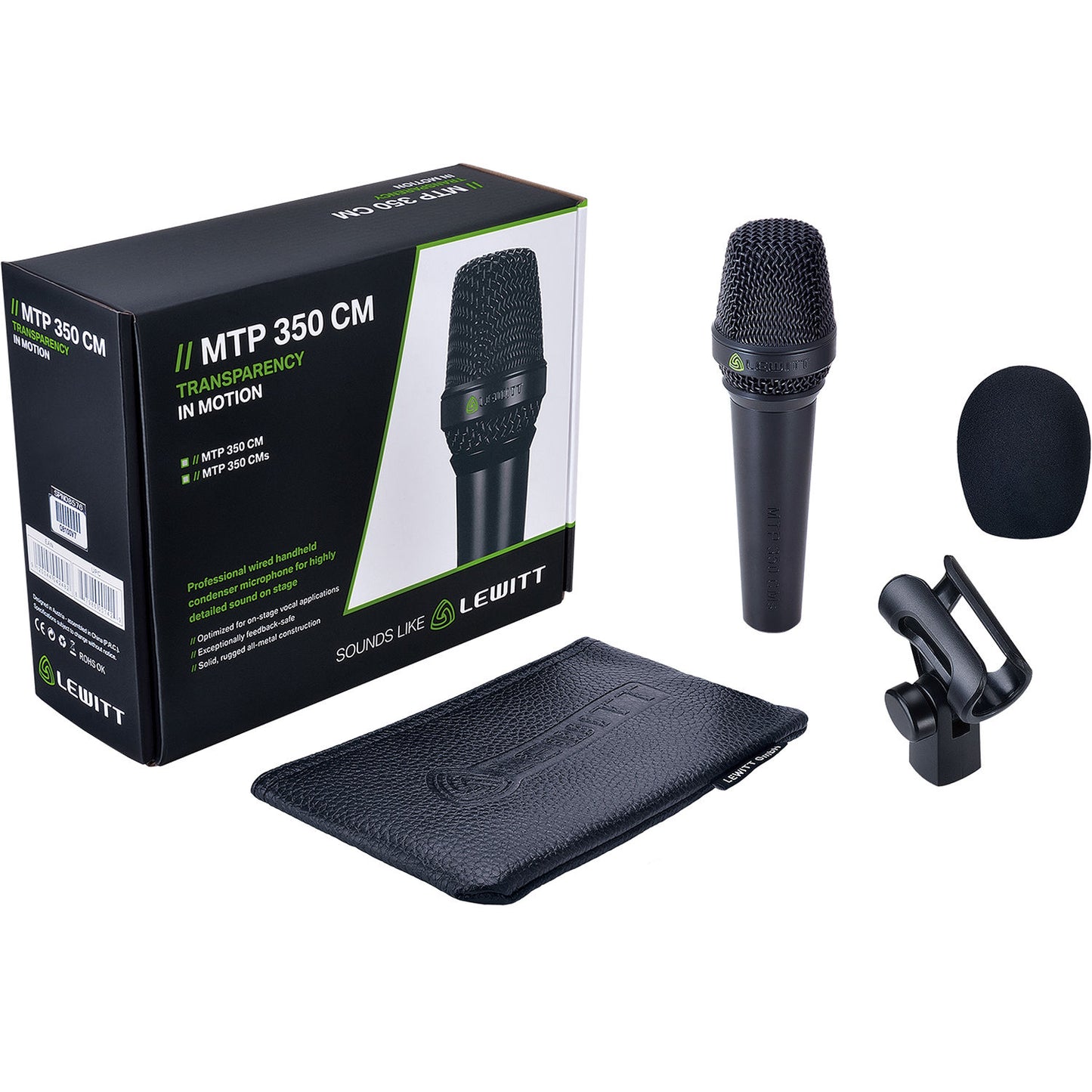Lewitt MTP 350 CM Handheld Condenser Vocal Microphone