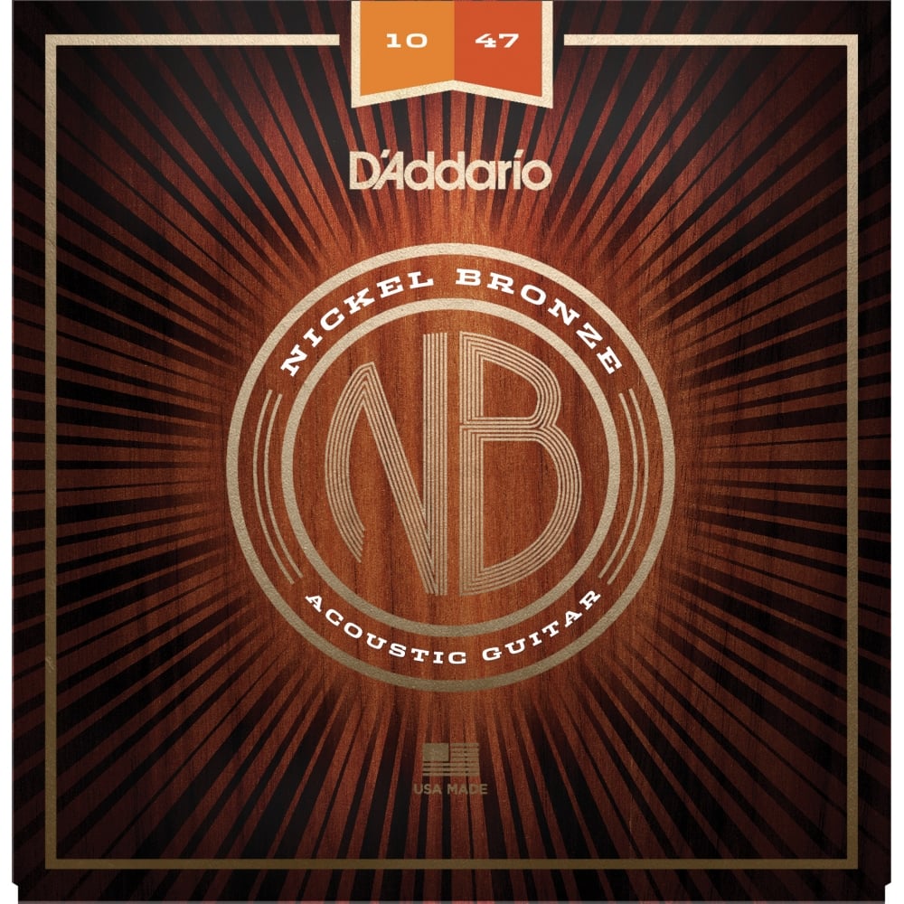 D’addario NB1047 Nickel Bronze extra light Acoustic Guitar Strings - 10-47