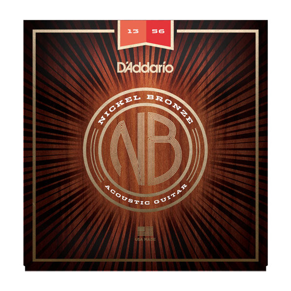 D'Addario NB1356 Nickel Bronze Medium Acoustic Strings