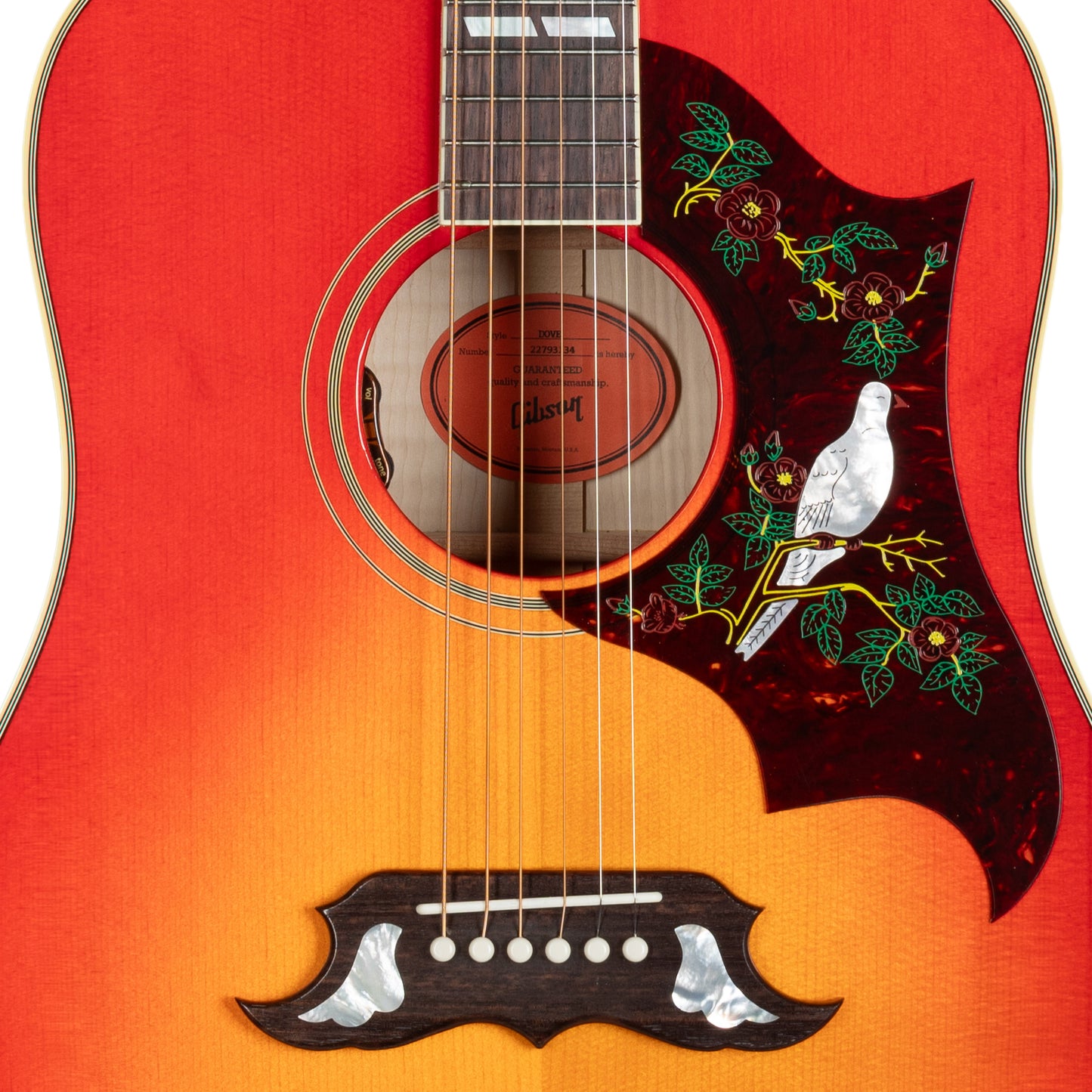 Gibson Dove Original Acoustic Electric Guitar - Vintage Cherry