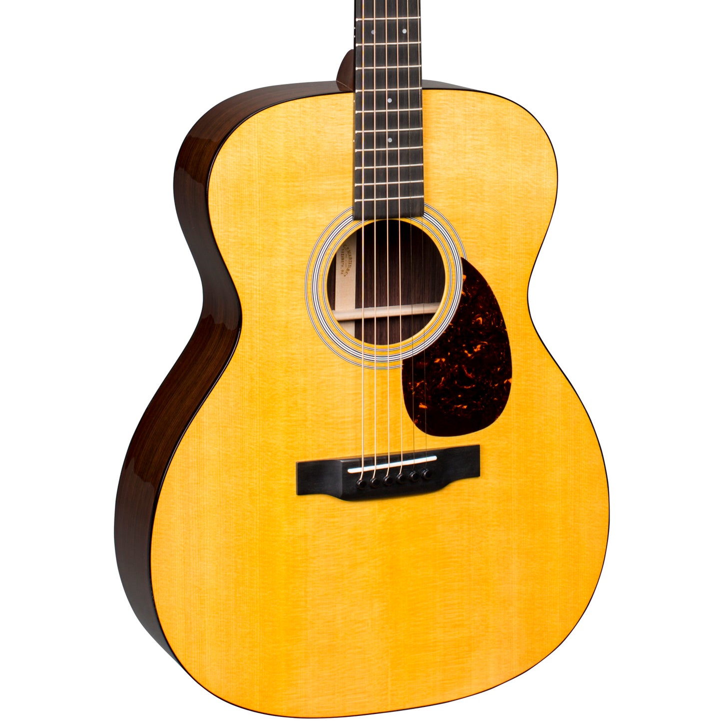 Martin OM-21 Standard Series 6 String Acoustic Guitar - Natural