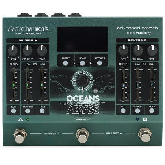 Electro Harmonix OCEANS ABYSS Advanced Reverb Laboratory