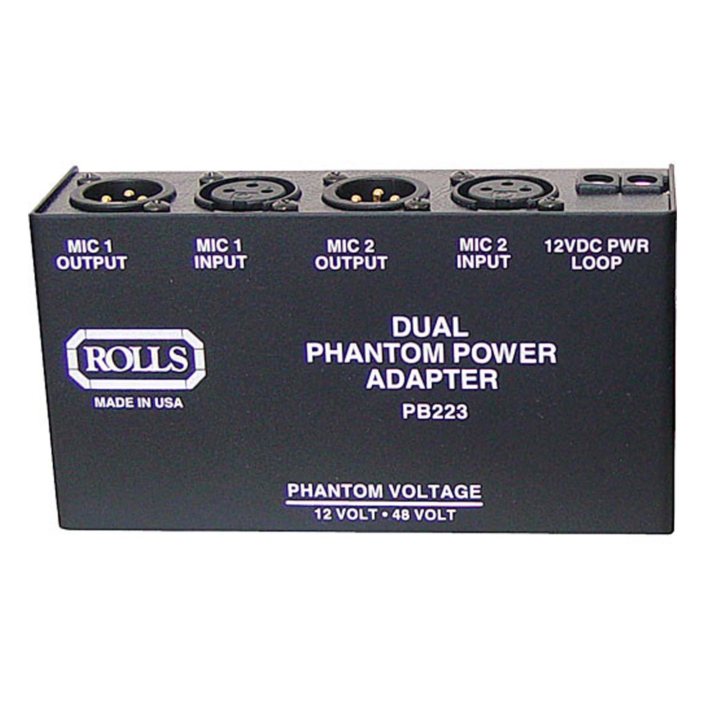 Rolls PB223 Dual Phantom Power Adapter