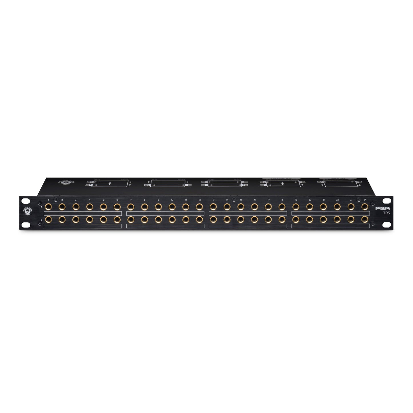 Black Lion Audio PBR-TRS - 48-Point Gold-Plated TRS Patchbay