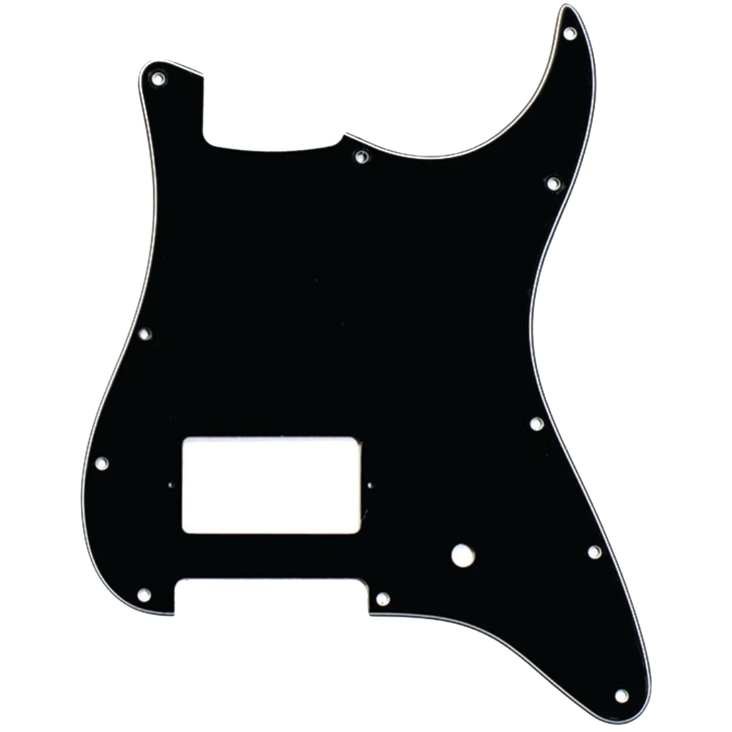 All Parts Humbucker 11-hole Pickguard for Stratocaster - Black
