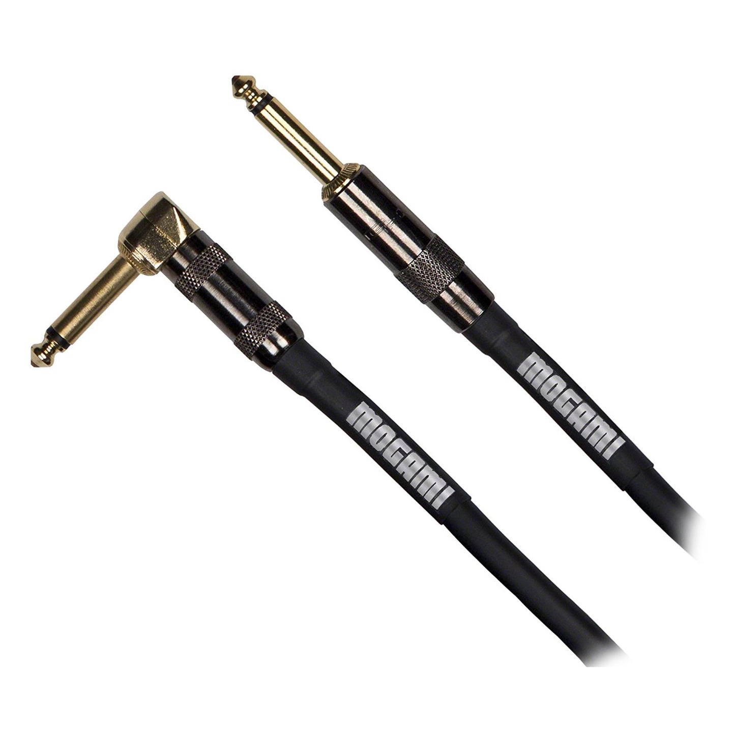Mogami Platinum Guitar 1/4"" TS Male to Right-Angle 1/4"" TS Male Cable (6')