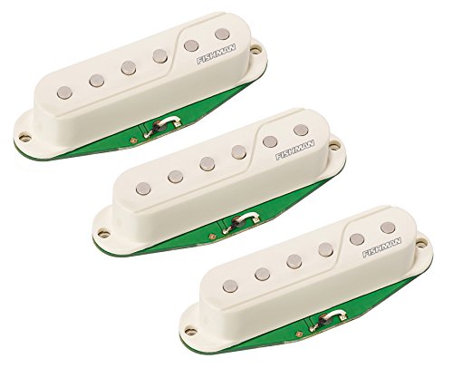 Fishman Fluence Single Width Pickups for Strat®, Set of 3, White