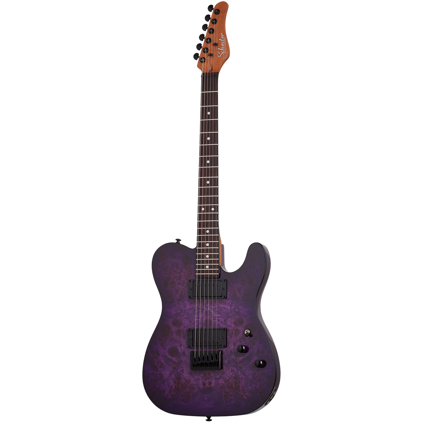 Schecter PT Standard Electric Guitar - Purple Burst Burl