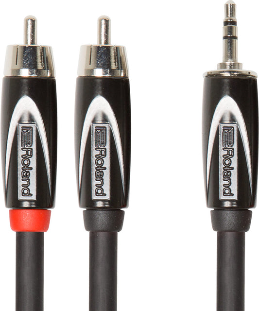 Roland RCC-5-352R 5ft Interconnect 3.5 TRS -Dual RCA Cable