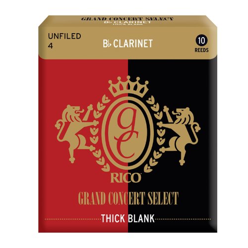 Rico Grand Concert Select Thick Blank Bb Clarinet Reeds
