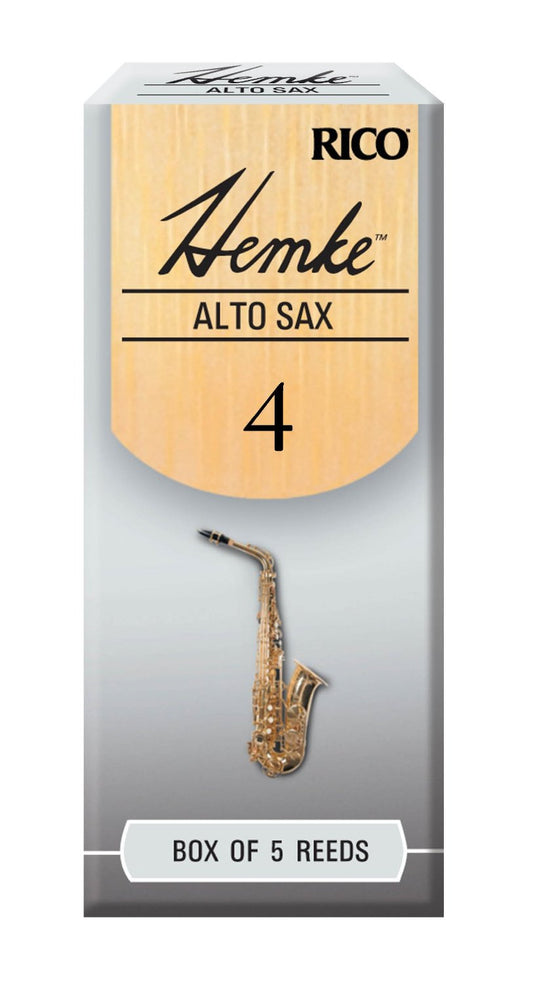Rico Frederick L. Hemke Alto Saxophone Reeds 5-Pack 4 Strength