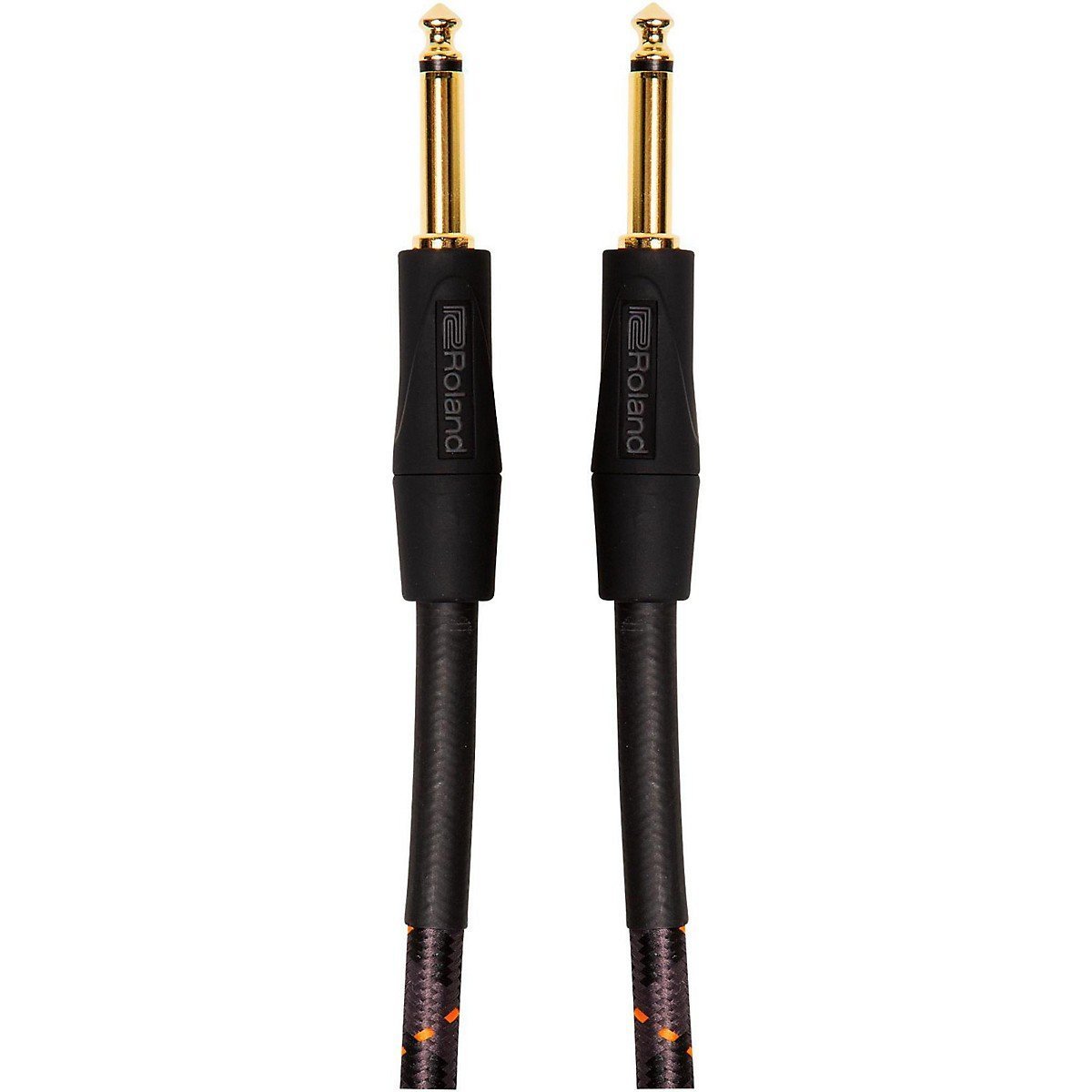 Roland Gold Series 1/4"" Straight/Straight Instrument Cable 15ft Black