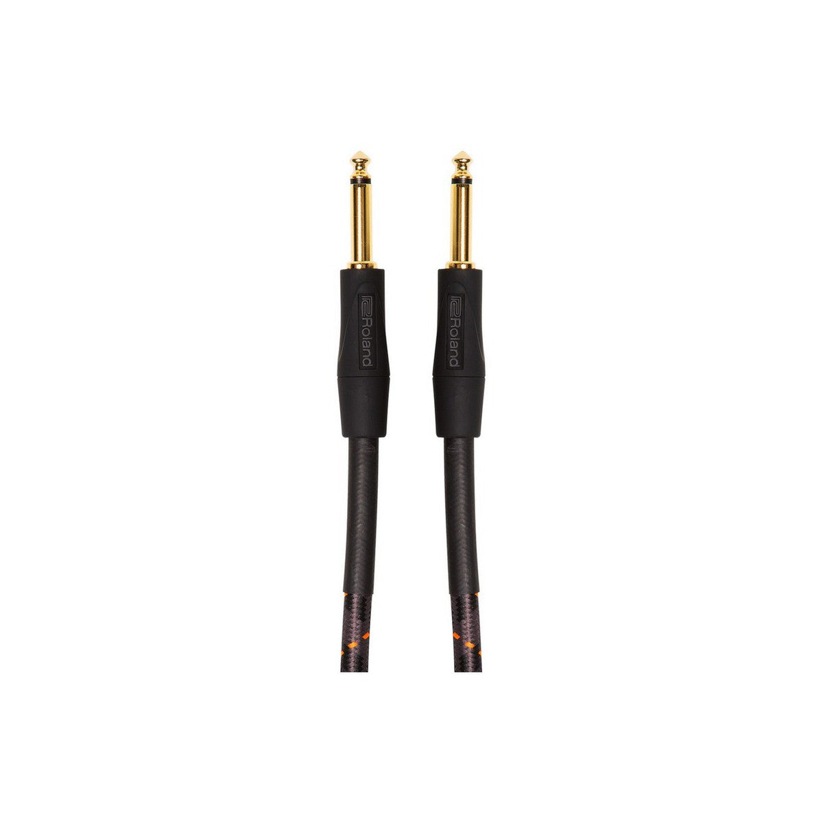 Roland Gold Series 1/4"" Straight/Straight Instrument Cable 5ft Black