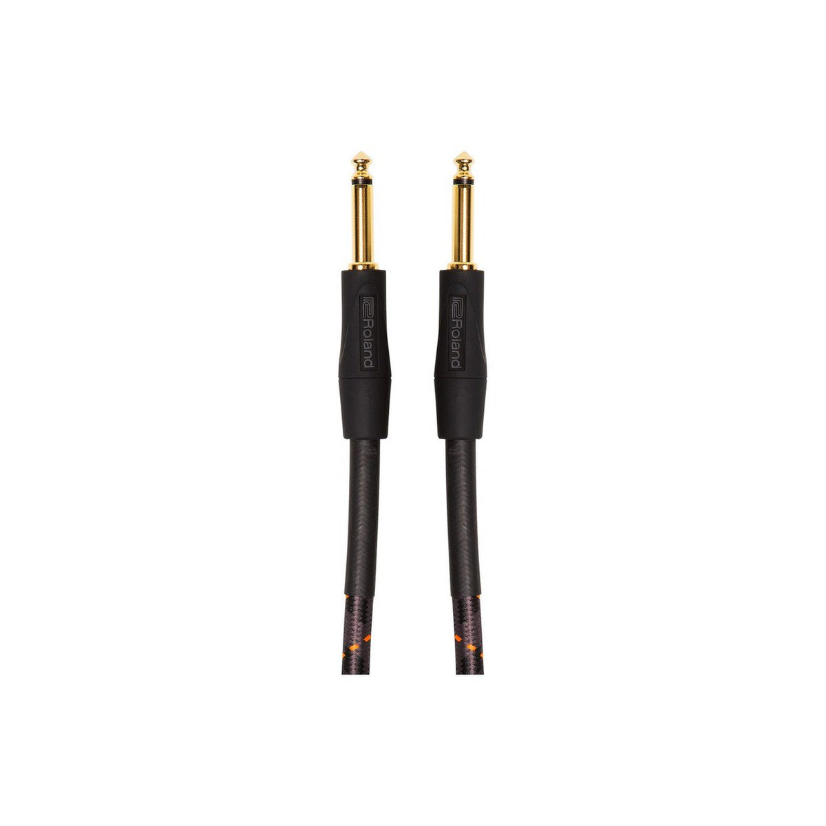 Roland Gold Series 1/4"" Straight/Straight Instrument Cable 5ft Black