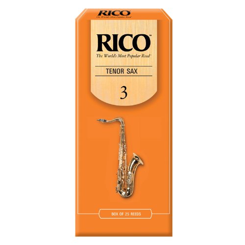 Rico Tenor Sax Reeds, Strength 3.0, 25-pack