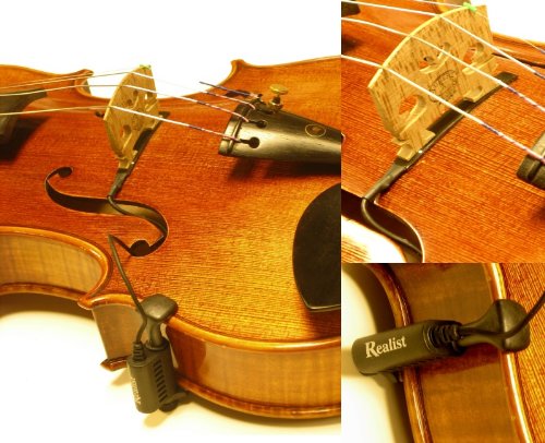 Realist Acoustic Transducer for Violin with 1/4"" Jack