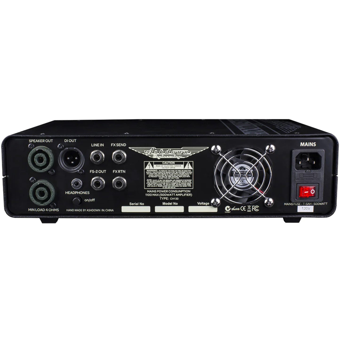 Ashdown Rootmaster RM-500-EVO II 500-watt Bass Head