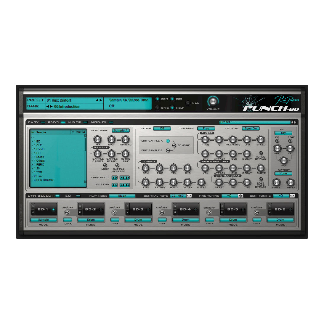 Rob Papen Punch-BD Virtual Instrument