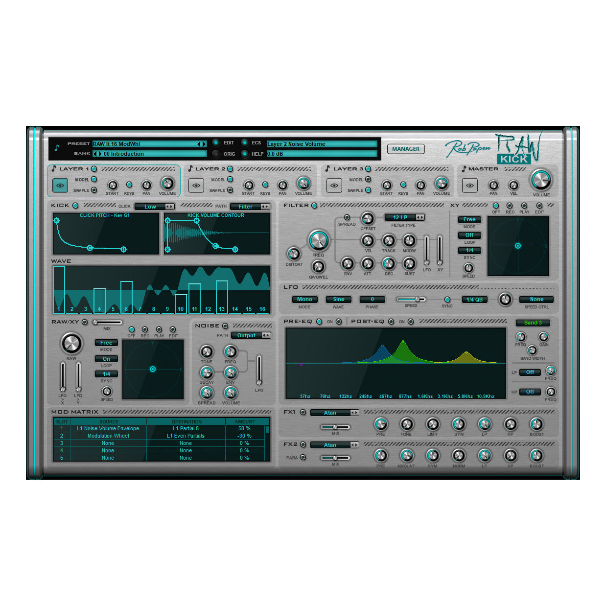 Rob Papen RAW-Kick Virtual Instrument