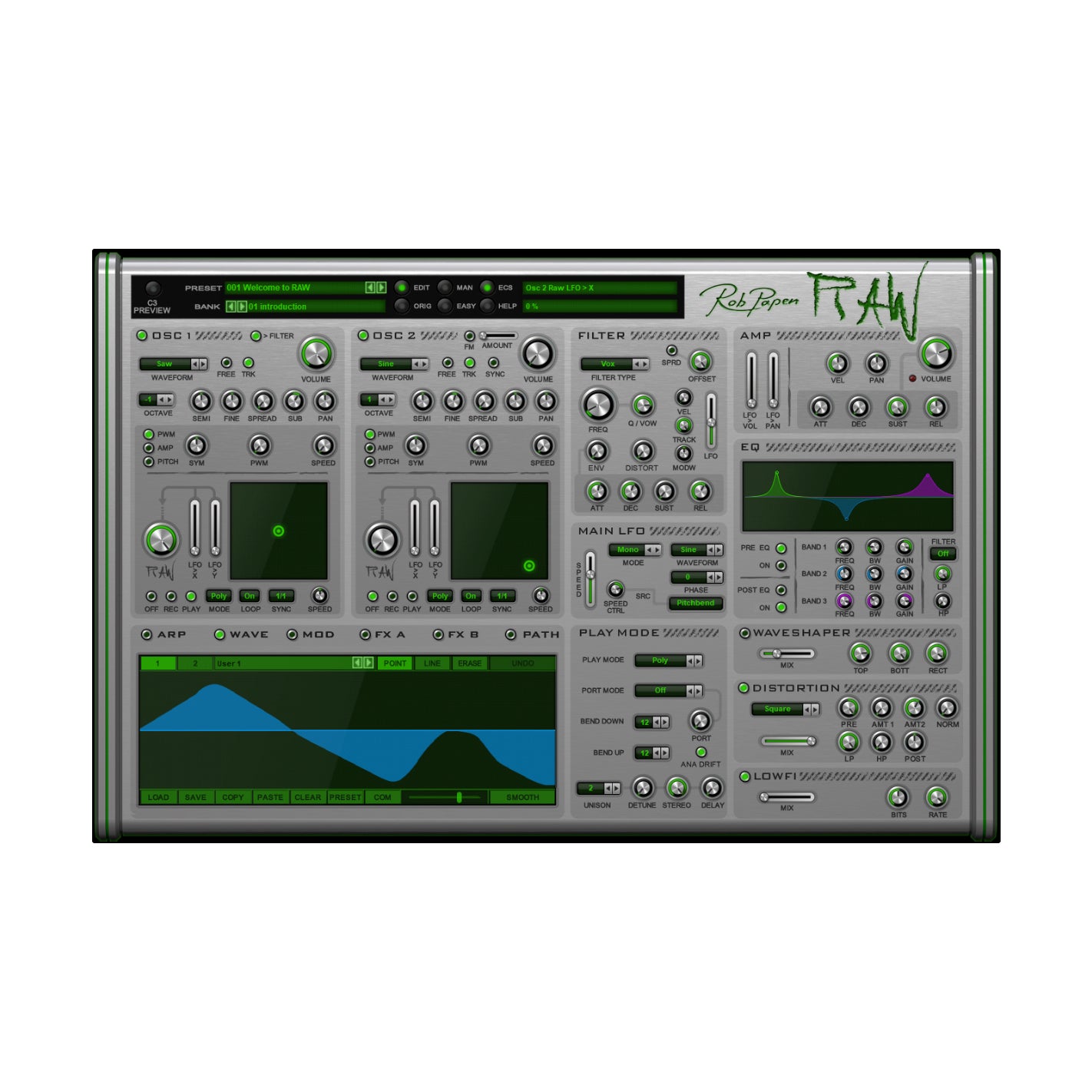 Rob Papen RAW Virtual Instrument