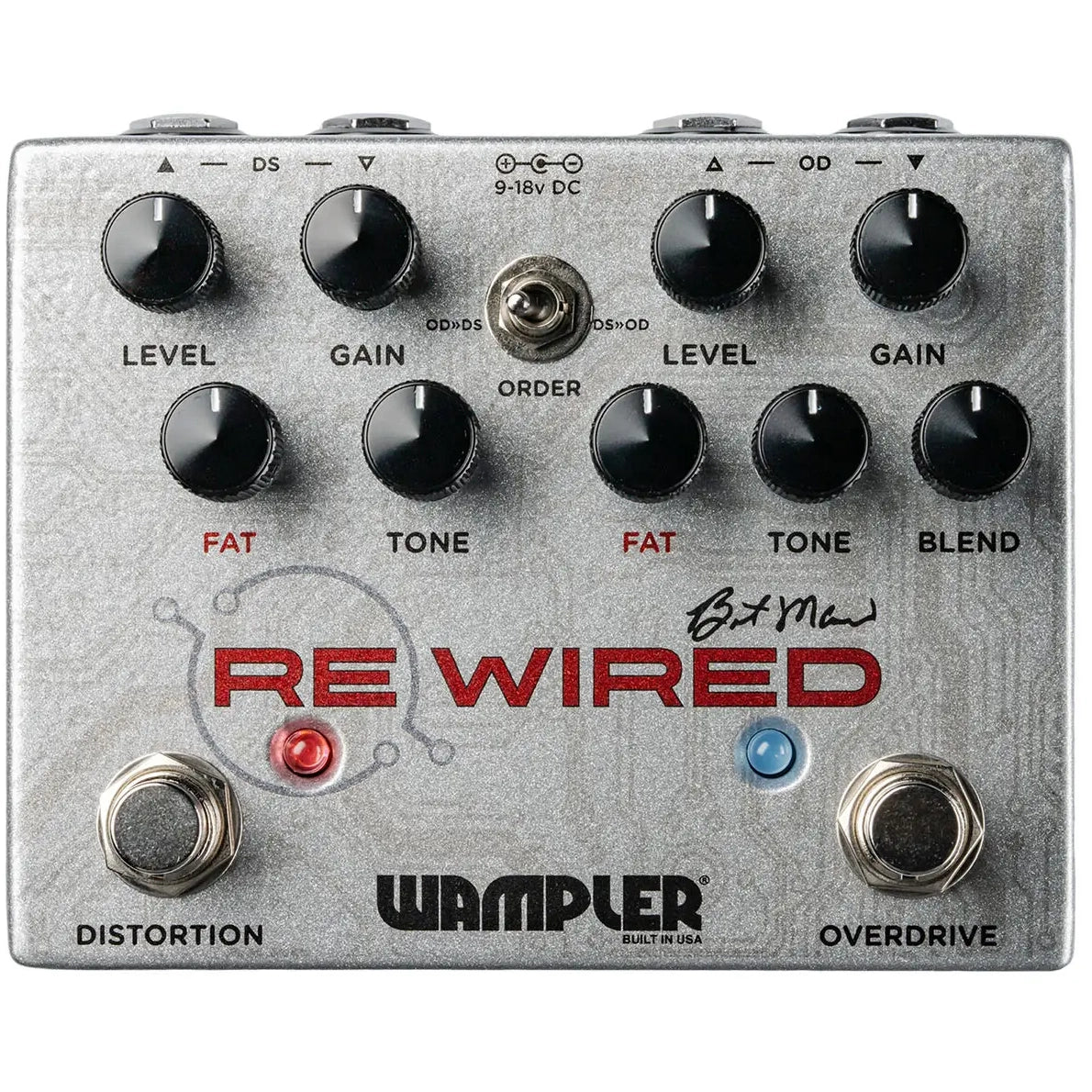 Wampler Pedals ReWired Brent Mason Signature Overdrive and Distortion Pedal