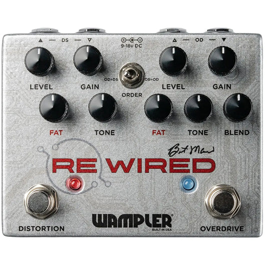 Wampler Pedals ReWired Brent Mason Signature Overdrive and Distortion Pedal