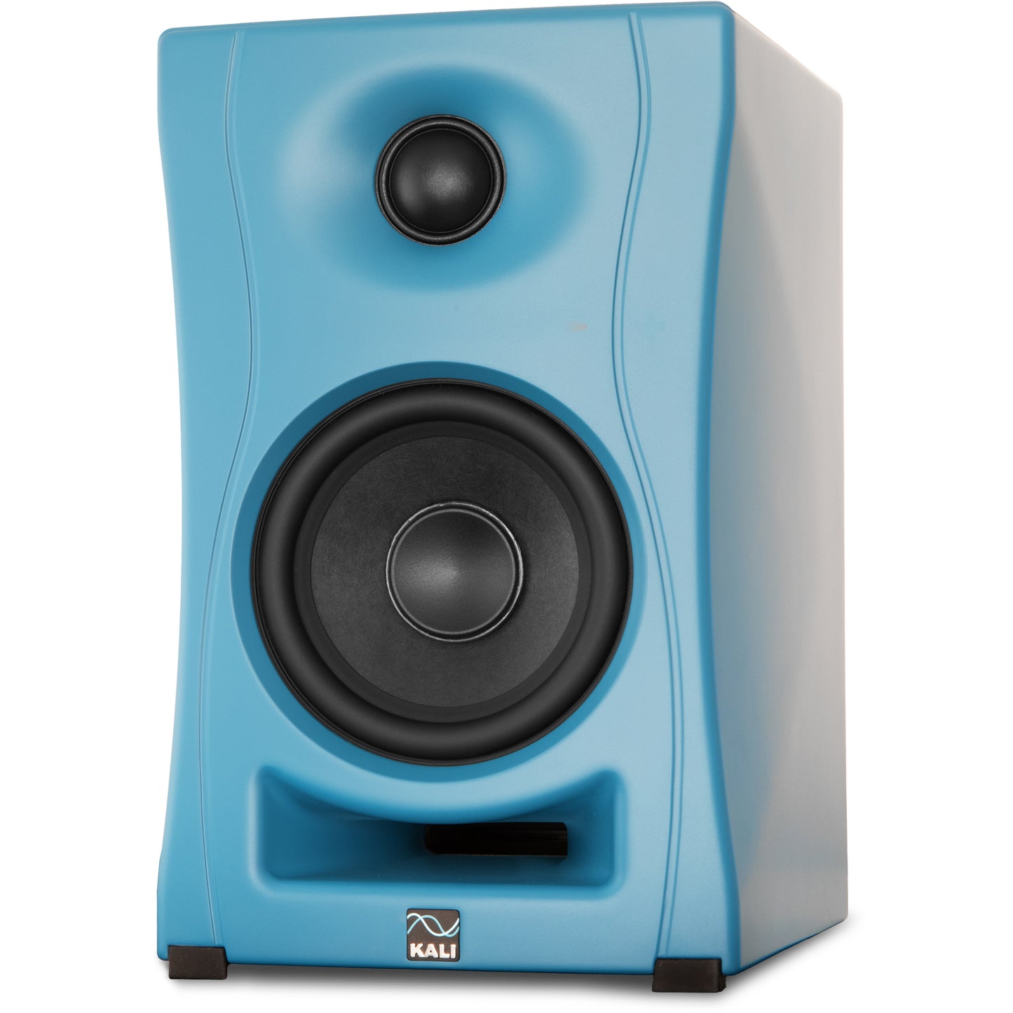 KALI AUDIO LP-UNF-B 4” Ultra Nearfield Powered Monitor System w/Bluetooth - Boundary Compensation EQ Settings - for Mixing, Recording, Audio Production - USB-C, TRS, RCA Inputs Blue (Pair)
