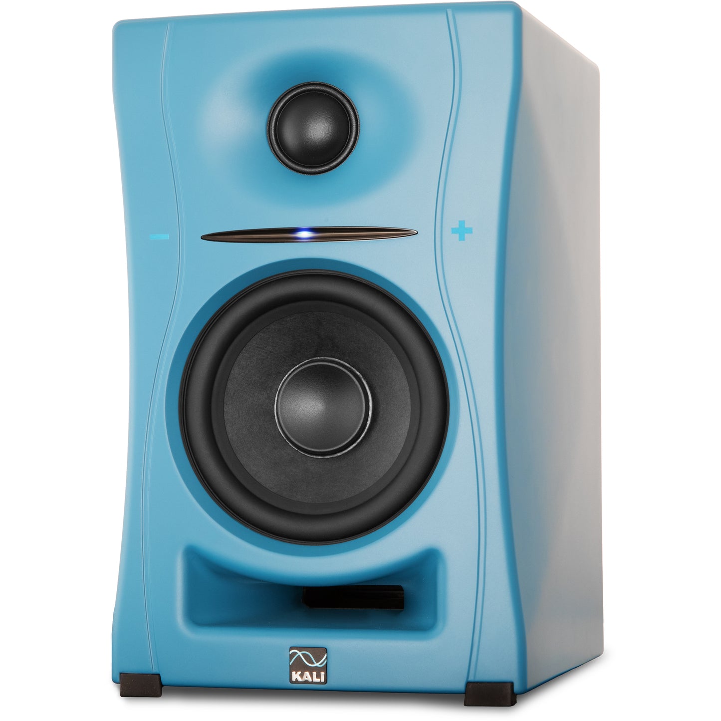 KALI AUDIO LP-UNF-B 4” Ultra Nearfield Powered Monitor System w/Bluetooth - Boundary Compensation EQ Settings - for Mixing, Recording, Audio Production - USB-C, TRS, RCA Inputs Blue (Pair)