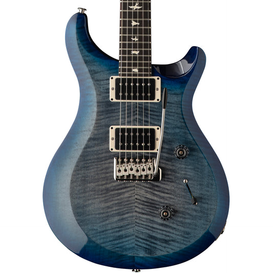 PRS S2 Custom 24 Flame Top Electric Guitar - Faded Gray Black Blue Burst