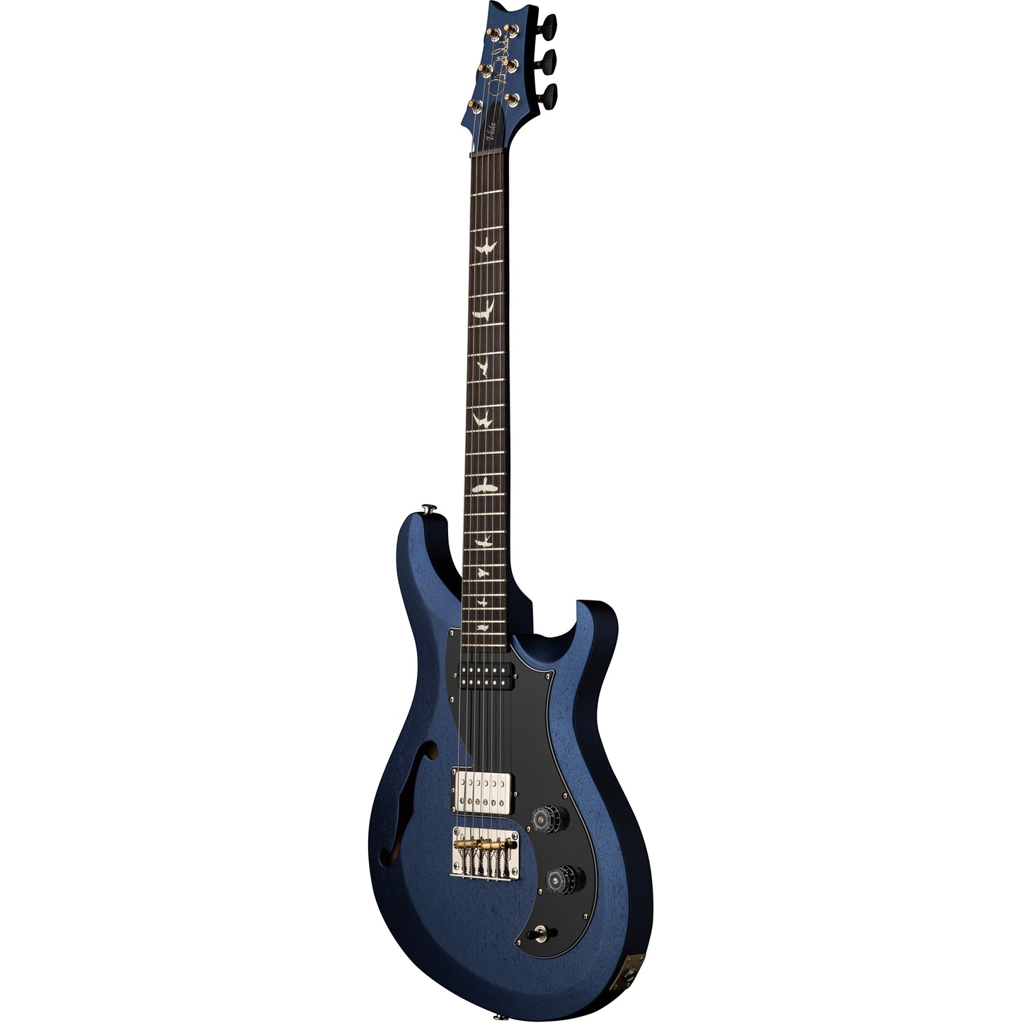 PRS S2 Vela Semi Hollow Satin Electric Guitar - Metallic Midnight