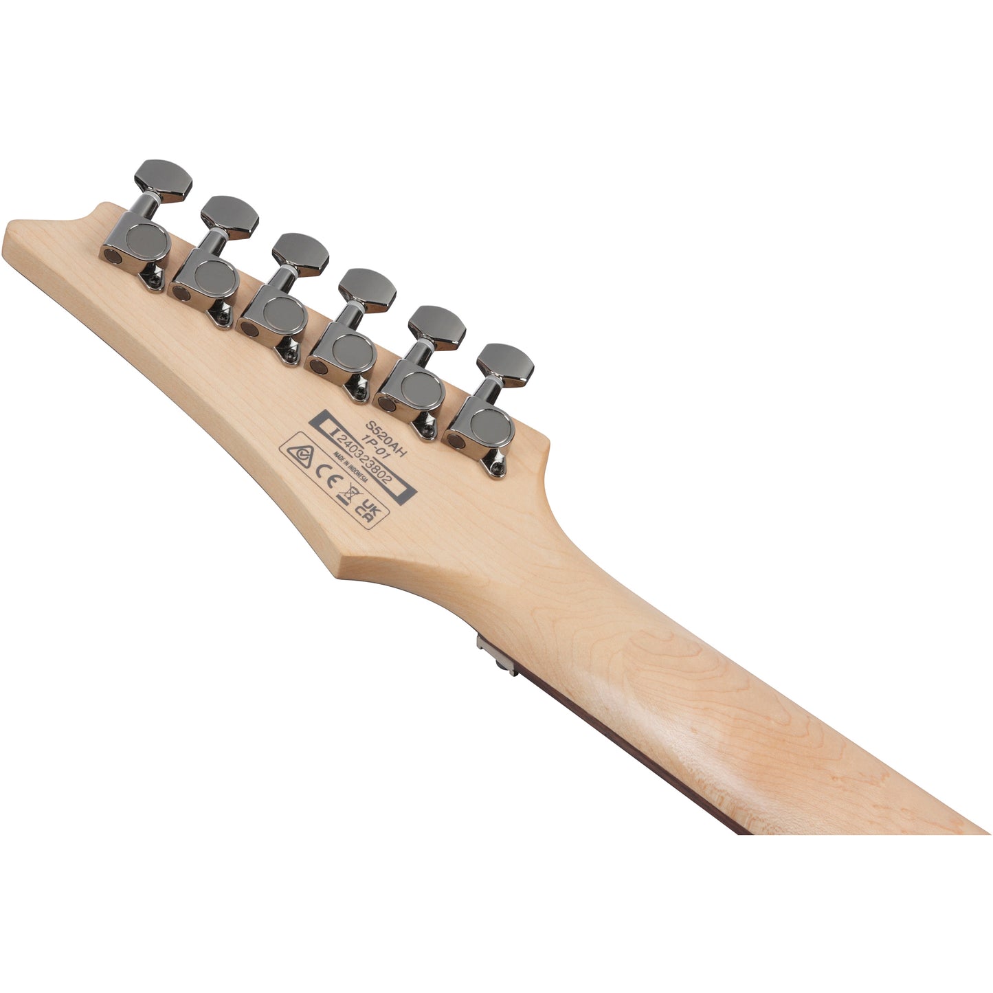 Ibanez S520AH S Standard 6-String Electric Guitar - Cosmic Blue Stained Flat