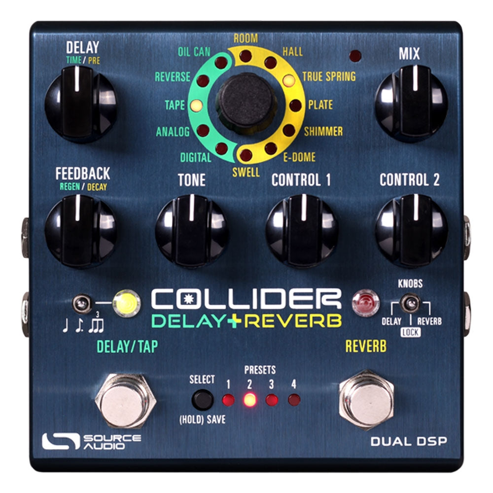 Source Audio SA263 Once Series Collider Stereo Delay + Reverb