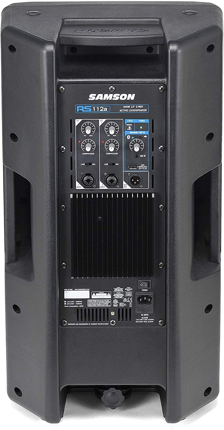 Samson RS112a 12" 400W 2-Way Active Loudspeaker