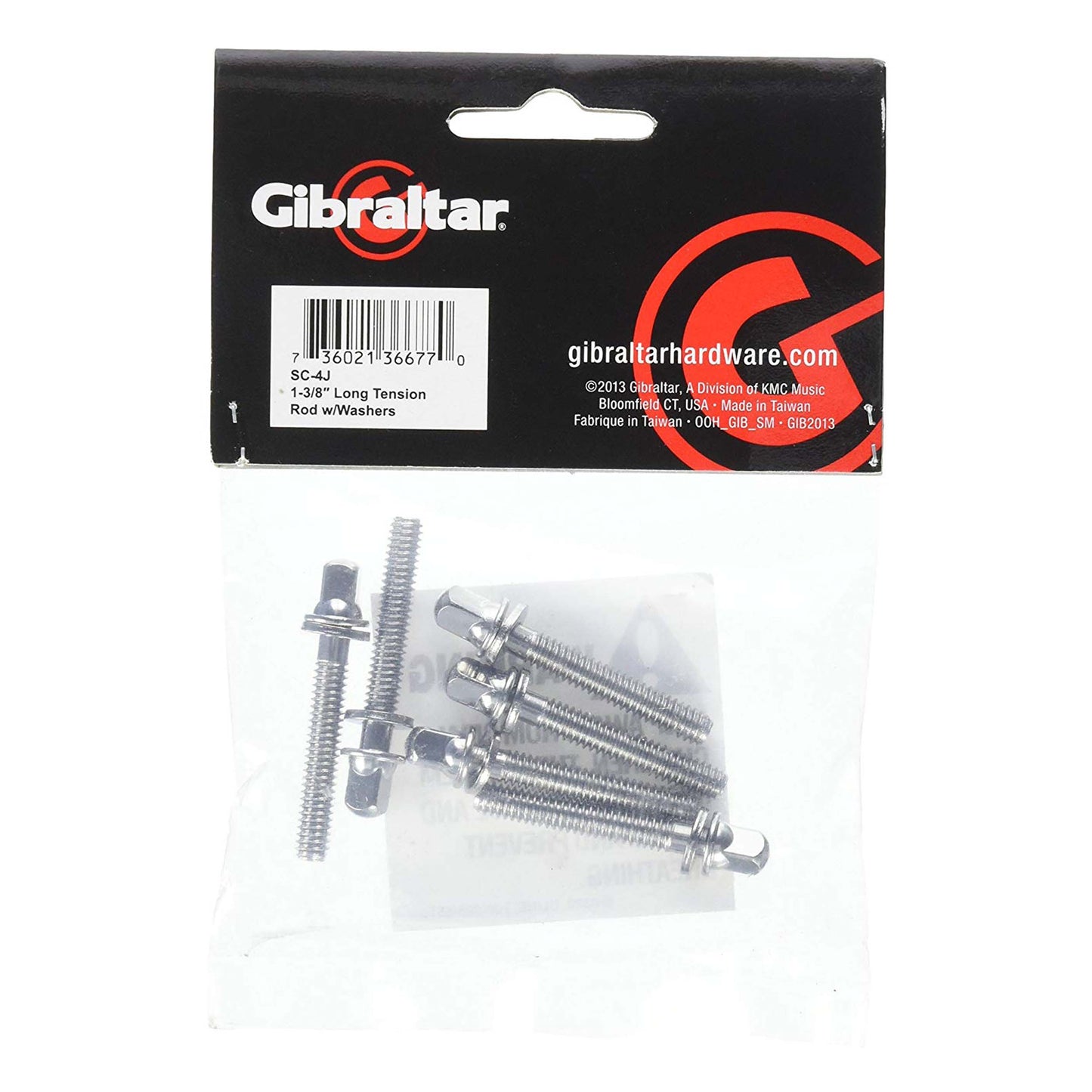 Gibraltar SC-4J Tension Rod 1-3/8" 6/Pack