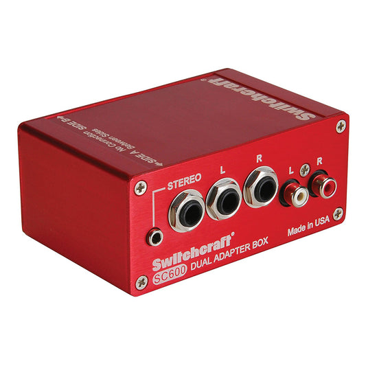 Switchcraft 600-Series Dual Audio Adapter Box
