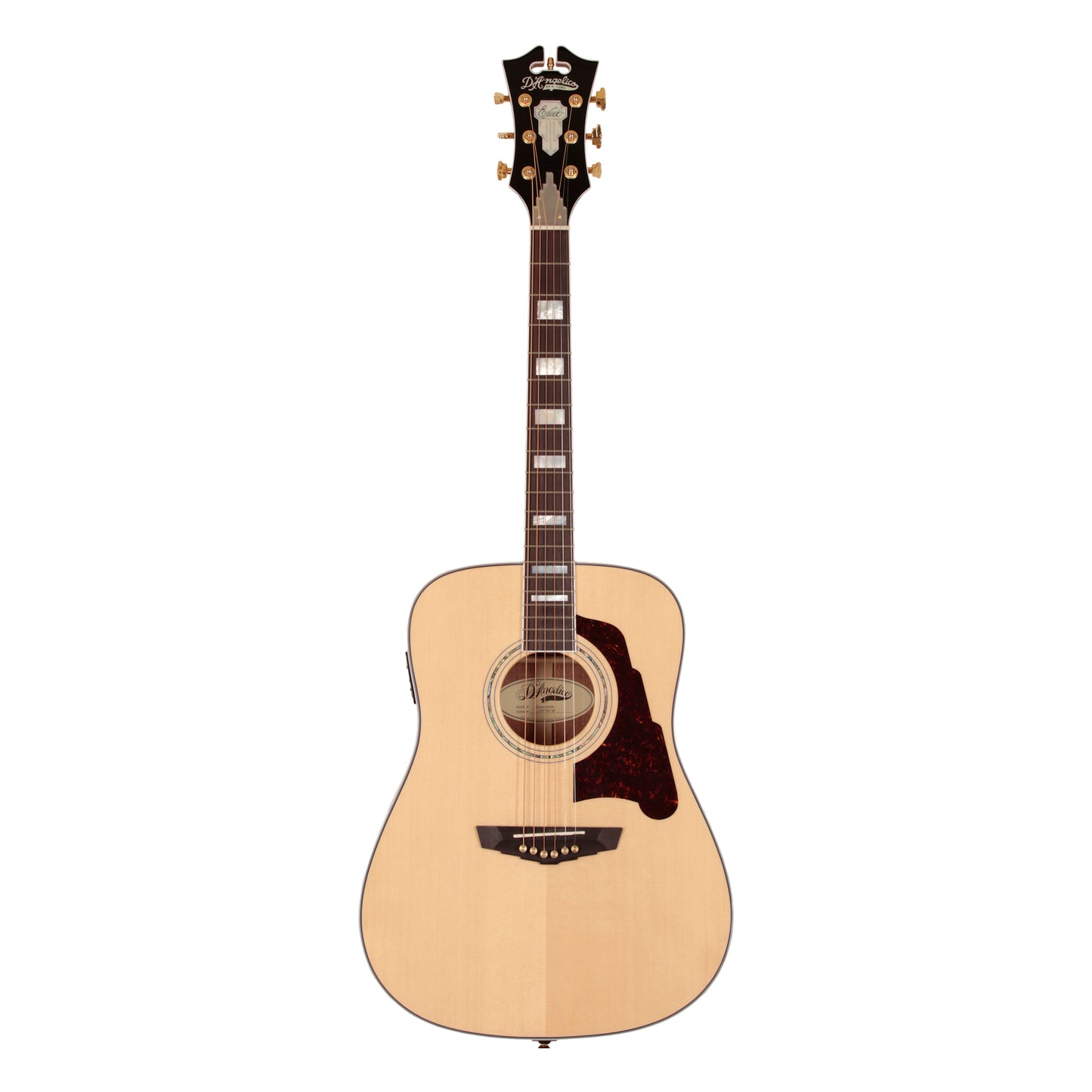 D'Angelico Lexington Dreadnought Acoustic-Electric Guitar - Natural (SD300NAT)