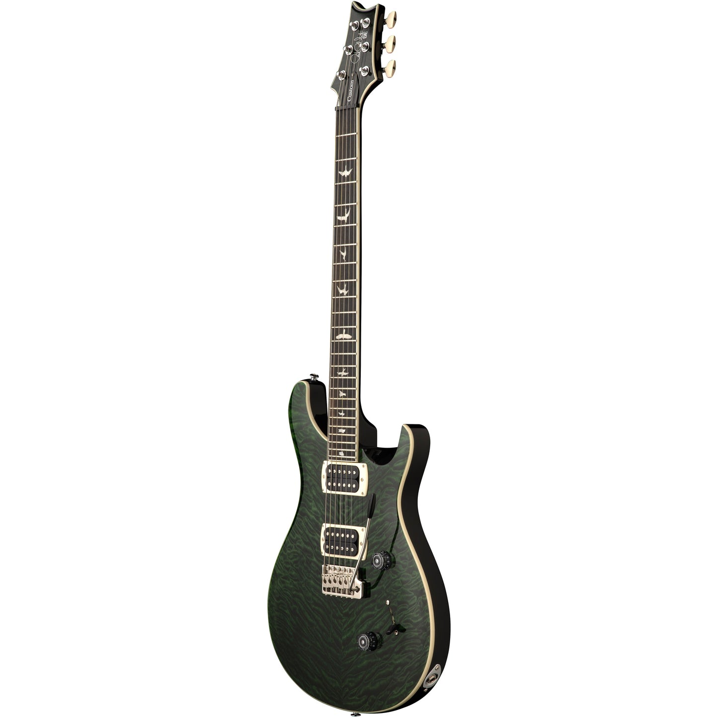 PRS SE Custom 24 Quilt Electric Guitar - Teal Black