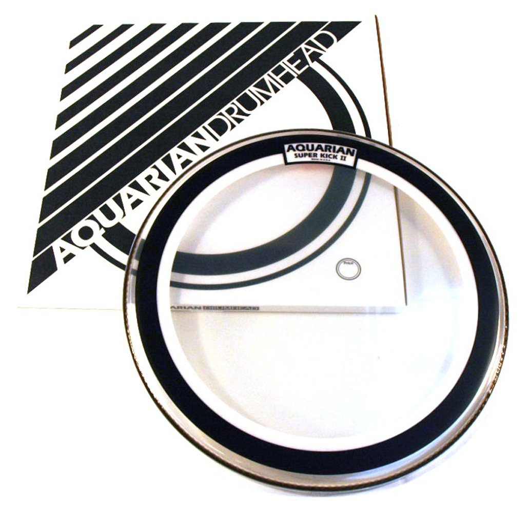 Aquarian Drumheads SKII24 Super-Kick II Double Ply 24" Bass Drum Head