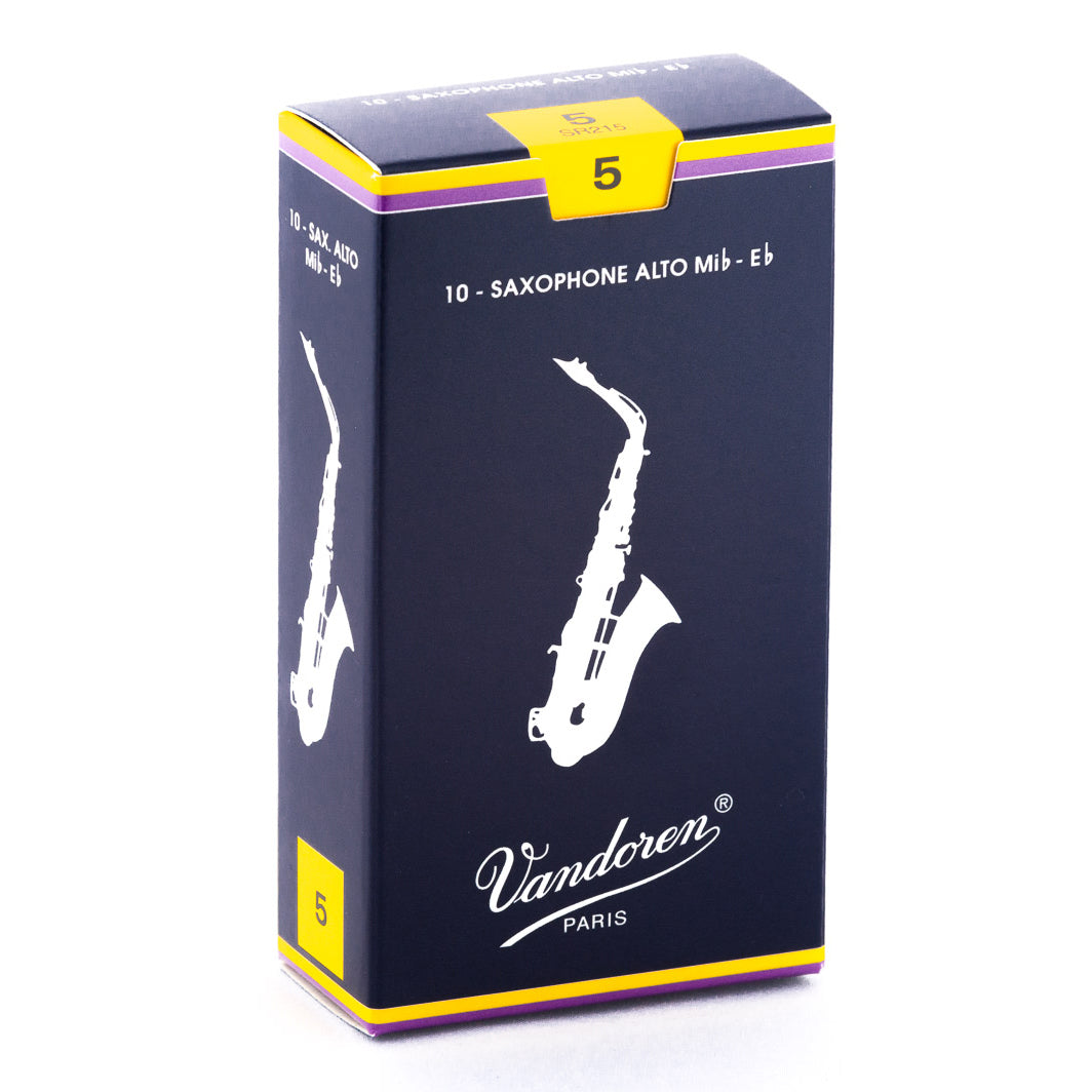 Vandoren Traditional Alto Saxophone 10-Pack of 5 Reeds