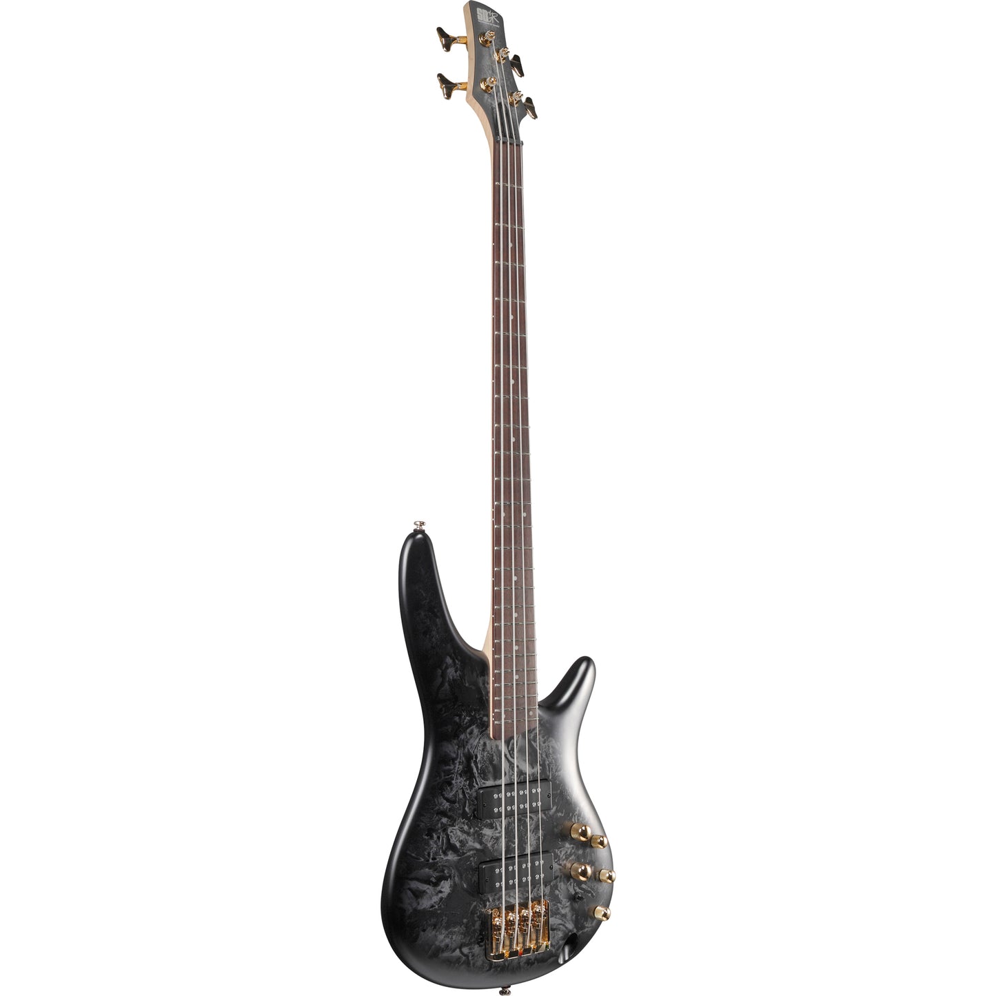 Ibanez SR300EDXBZM SR Standard 4-String Electric Bass, Black Ice Frozen Matte