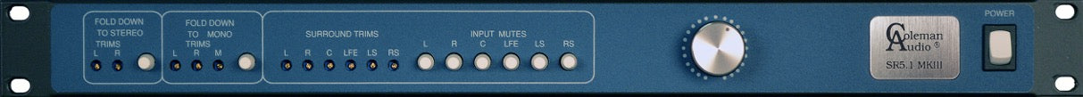 Coleman Audio SR5.1 MKIII Surround Level Control