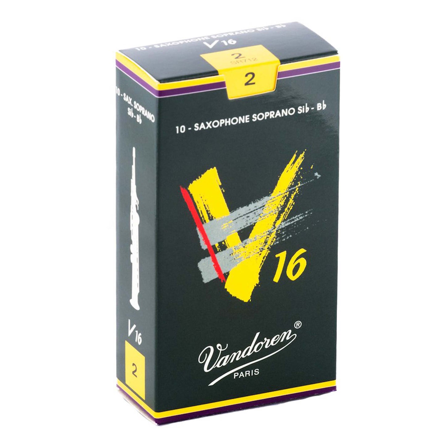 10-Pack of Vandoren 2 Soprano Saxophone V16 Reeds