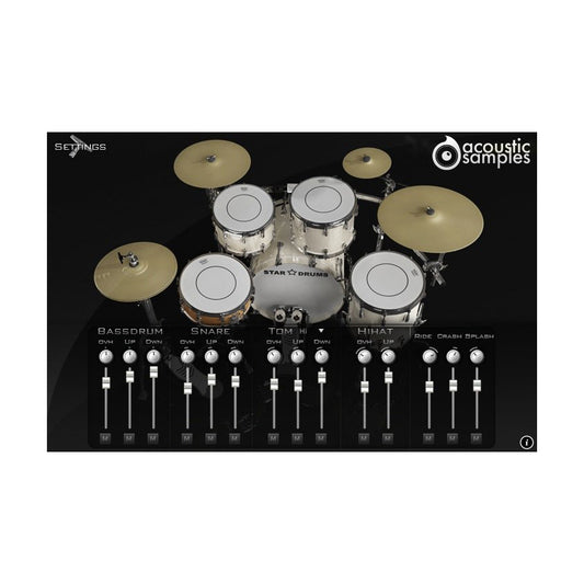 Acousticsamples StarDrums Virtual Instrument